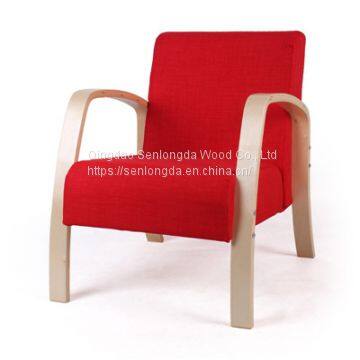 Cheap Affordable North Europe Style Living Room Wood Sofa photo-3