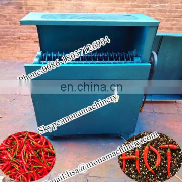 CE approved chilli harvester/pepper machine/chili picking machine