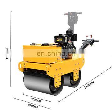 New 600mm hand-held mini tandem road roller price for sale in india