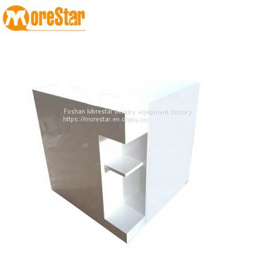 Modern simple design reception desk of the office/ hotel/beauty salon