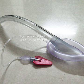 Disposable PVC Anesthesia Breathing Mask Soft Cushion Laryngeal Masks