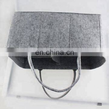 Amazon Hot Selling Felt Diaper Biaper Bag Organizer Grey For Baby photo-5