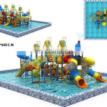 Popular Equipment Spray Water Park Plastic Water Slide For Sale