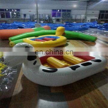 Factory Wholesale Inflatable Animal Floating Spotty Dog And Duck Inflatable Water Boat Outdoor Water Games For Sale photo-6