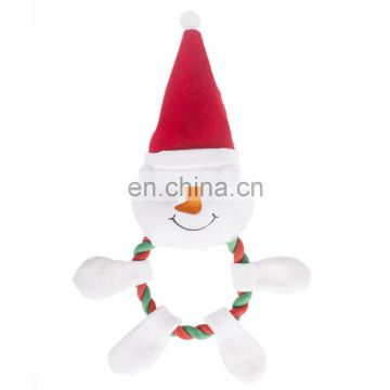 India Snowman Dog Plush Toy for Christmas Sales