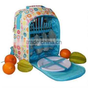 Fashion colorful picnic bag