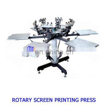 Factory Direct 6 Color T-shirt Screen Printing Machine Clothing Printing Machine Multi-color Cloth Silk Screen Printing Manual photo-3