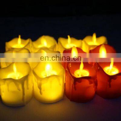 Cheap white led candle for home decoration