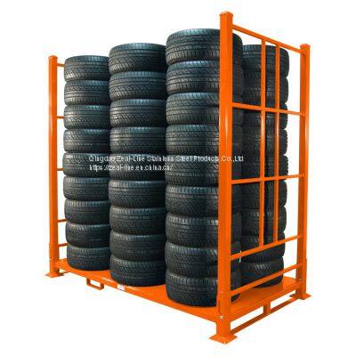 Warehouse Stacking Storage Truck Tyre Tire Rack photo-5