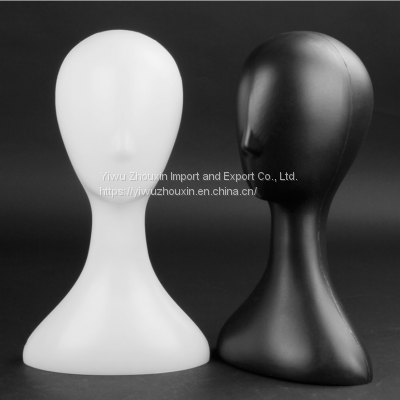 Black and white plastic shooting props model window head model wig scarf hat display stand
