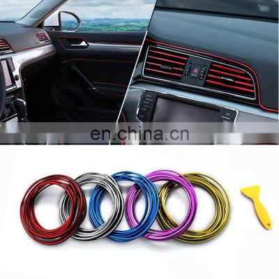 Car Accessories  Car Accessories Flexible Car Seal 3 / 5m Molding Trim Strip Interior Detachable Gap Decoration pvc Protector