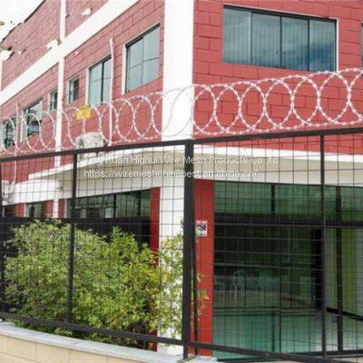 BTO -22 Cross Blade Flat Barbed Wire Strip Razor Sharp Ribbon Silver Fencing photo-5