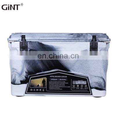 GiNT 60QT Camouflage Mixed Color Hard Cooler Ice Chest Rotomolded Cool Cooler Box with Great Quality