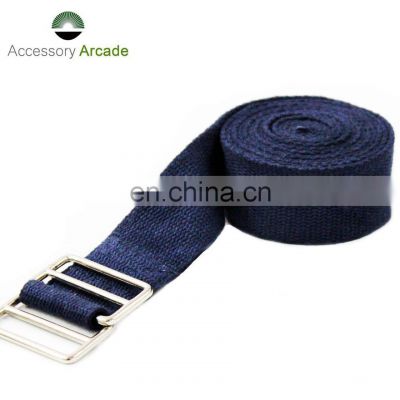 Eco friendly custom designed with adjuster buckle cotton yoga strap Indian manufacturer