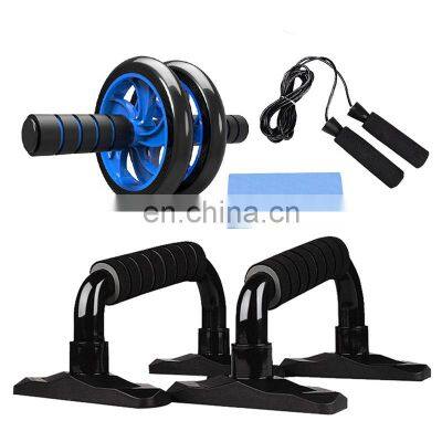 Wholesale High Quality Health Abdominal Wheel Sports Equipment Wheel Anti Slip Plastic Rope Skipping PVC Push Up Board Roller