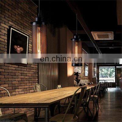 Vintage Industrial Hanging Pendant Light Mesh Design Metal Lamp