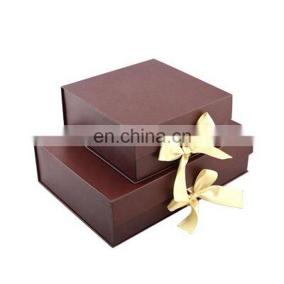 High-end Cardboard Box Ribbon Flip Box Valentine's Day Gift Box Custom-made Fashion Design