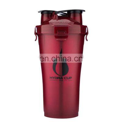 wholesale bpa free gym custom protein gym sublimation clear leak proof fitness 28oz shaker bottle