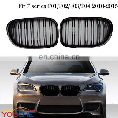 ABS front bumper grille mesh hood for BMW 7 series F01 F02 F03 2010-2015