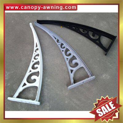 polycarbonate pc diy awning canopy engineering plastic arm bracket support for sale