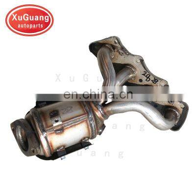 XG-AUTOPARTS Catalytic Converter with Integrated Exhaust Manifold for Hyundai Veloster for hyundai ix25 for hyundai accent