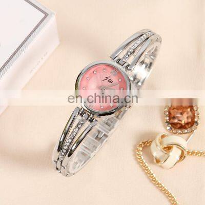 JW 3512 Guangzhou Charm Stainless Steel Quartz Analog Ladies Diamond Rose Gold Women Watches photo-5