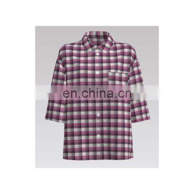 FASHION checked yarn-dyed poplin 100% Cotton  for shirt