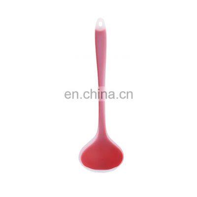 Nylon core handle translucent kitchen silicone soup spoon cooking spoon kitchen utensils