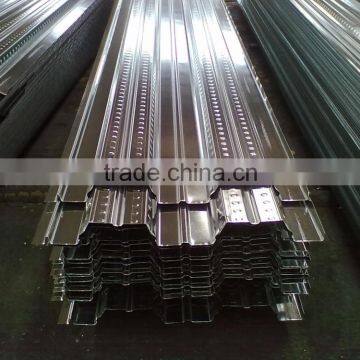 Decking Sheet for Second Floor With Stud Bolt / Steel Bar / Concrete