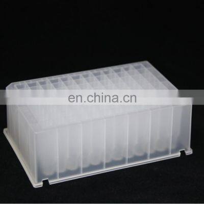 Wholesale Price Clear Polypropylene Disposable Plastic 96 Deep Well Plate 2.2ml V-bottom Well Plate photo-2