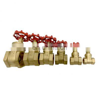 VORT Custom Internal Thread Brass Gate Control Valve With Extension Turning Handle Wheel Heel