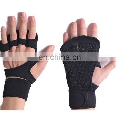 High Quality Fitness Weight Lifting Grip Gym Gloves For Workout Men Protection Palm Cross Training Gloves photo-2