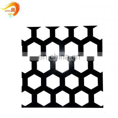 Factory Manufacturer Aluminium Decorative Hexagon Hole Perforated Metal