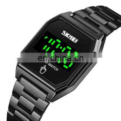 SKMEI 1679 Fashion Binary Led Wrist Watches Men 30 Meters Waterproof Oem Logo Watch photo-4