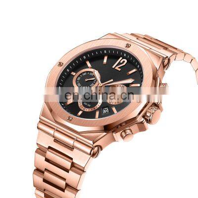 New Arrival Wholesale Private Label Waterproof Reloj luxury Watches Custom Logo Steel Band Quartz Watches Oem Men Luxury Watch