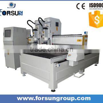 China Supplier Double Spindle 3d Cnc Router for Woodworking, Cnc Wood Cutting Machine for Wooden Door, Furniture With Low Cost photo-2