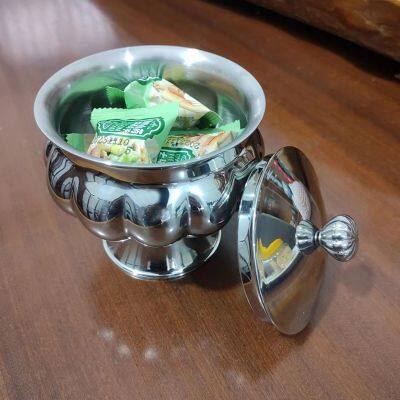 European Style Royal Palace Candy Jars, Light Luxury Western Food Tea Dishes, Stainless Steel Jars, Storage Jars, Sugar Jars photo-4