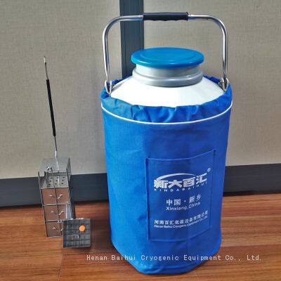 Laboratory Azot Tank Veterinary Liquid Nitrogen Thermos to Freeze Semen 8l 10lter photo-2