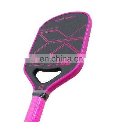 Arronax Professional Manufacturer 16mm Edge Guard Full Carbon Fiber Pickleball Rackets PP Core