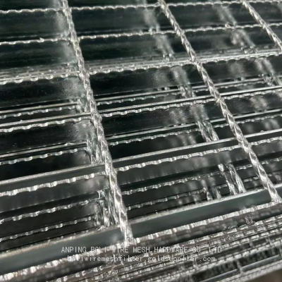 Bar steel grating Hot galvanized Steel Grating for Construction Building walk way Anti slip bar grating