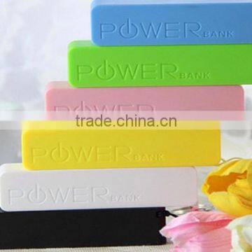 Mini portable power bank,Sliding cover perfume series,2600mAH