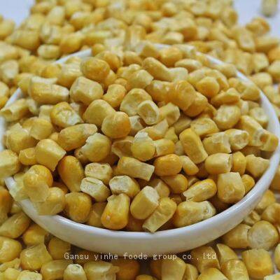 Pure nature organic freeze dried sweet corn