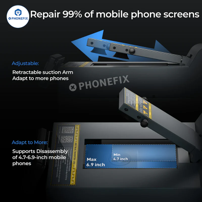 XwitZeal CP1 Auto Phone Screen Separator Removal Machine For iPhone and Android Screen Replacement, Battery Repair, Back Glass Repair