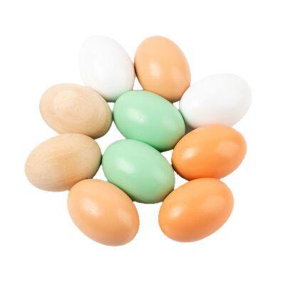 Wooden Simulation Chicken Egg Baby DIY Painting photo-3