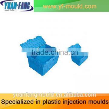 high quality injection plastic turnover box mould container box