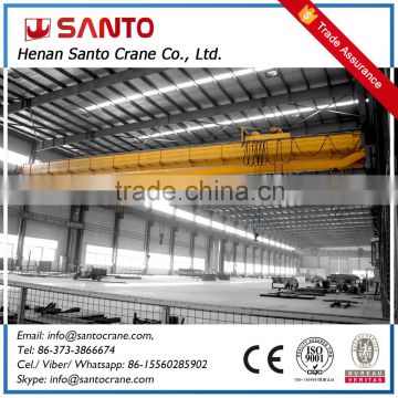 Reliable reputation 60 ton double beam travelling overhead bridge crane