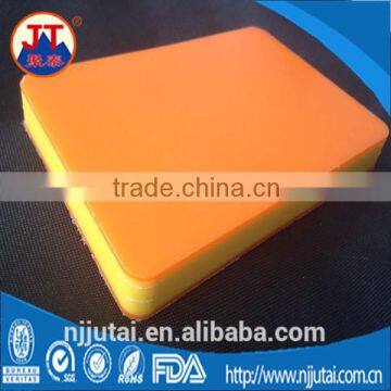 Orange yellow orange extrusion hdpe sheets