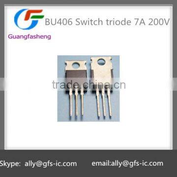 BU406 Switch triode 7A 200V Low frequency high power TO-220