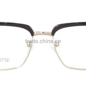 Acetate Square Spectacles Half Frame Vintage Glasses photo-2