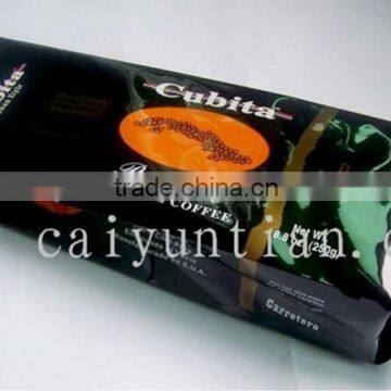 Quad-sealing Coffee Bags With Valve/ Foil Zipper Custom Stand up Pouch photo-2